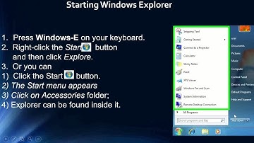 Class4 Session1 of Ch2(INTRODUCTION TO WINDOWS 7)