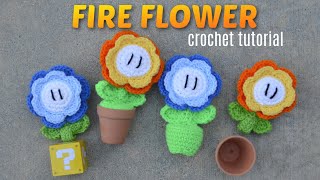 MARIO FIRE FLOWER  Crochet Tutorial  | Amigurumi Step by Step