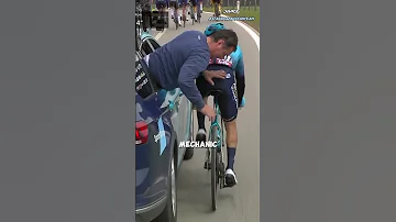 This Cyclist Encountered a BIG PROBLEM!! (@astanaqazaqstanteam)