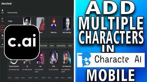 How To Add Multiple Characters in Character ai Mobile (simple)