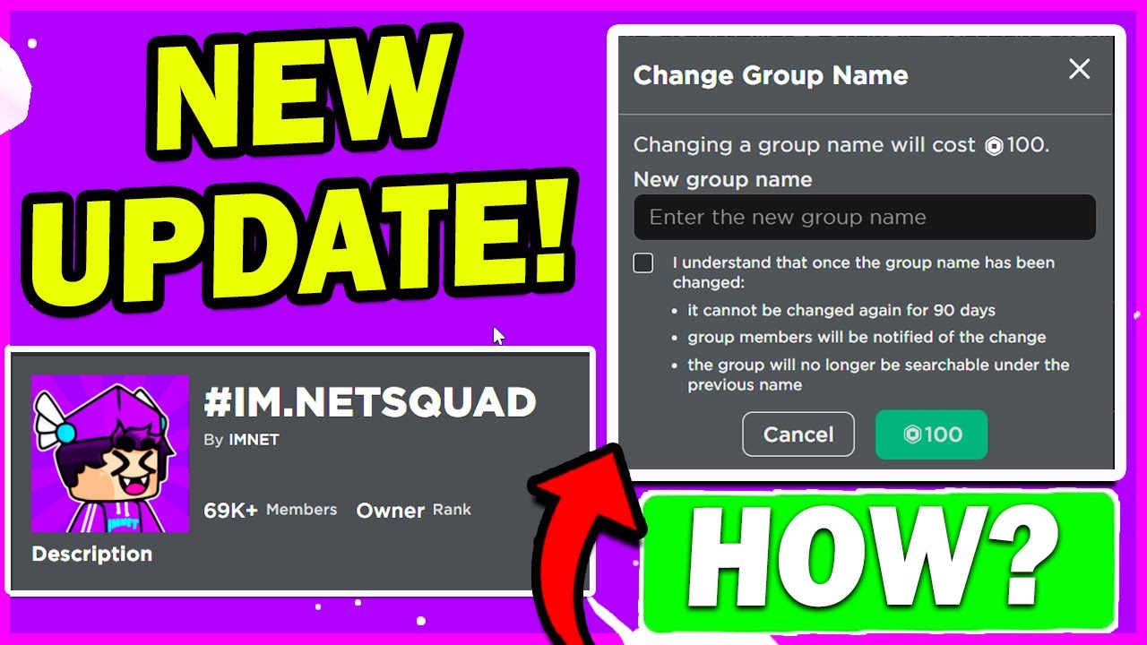 How to Change a Group Name in Roblox