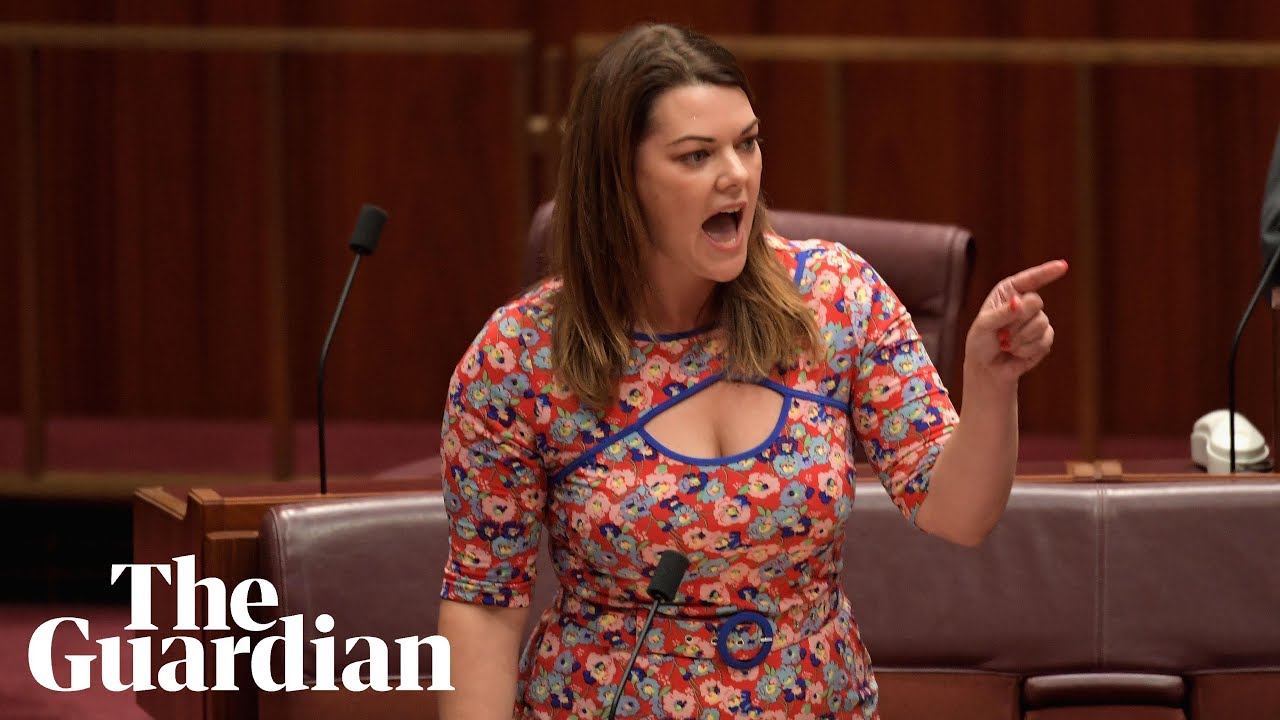 ‘You’re not fit to call yourselves men,’ Sarah Hanson-Young tells senators