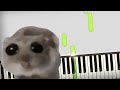 Sad Hamster Meme music on piano