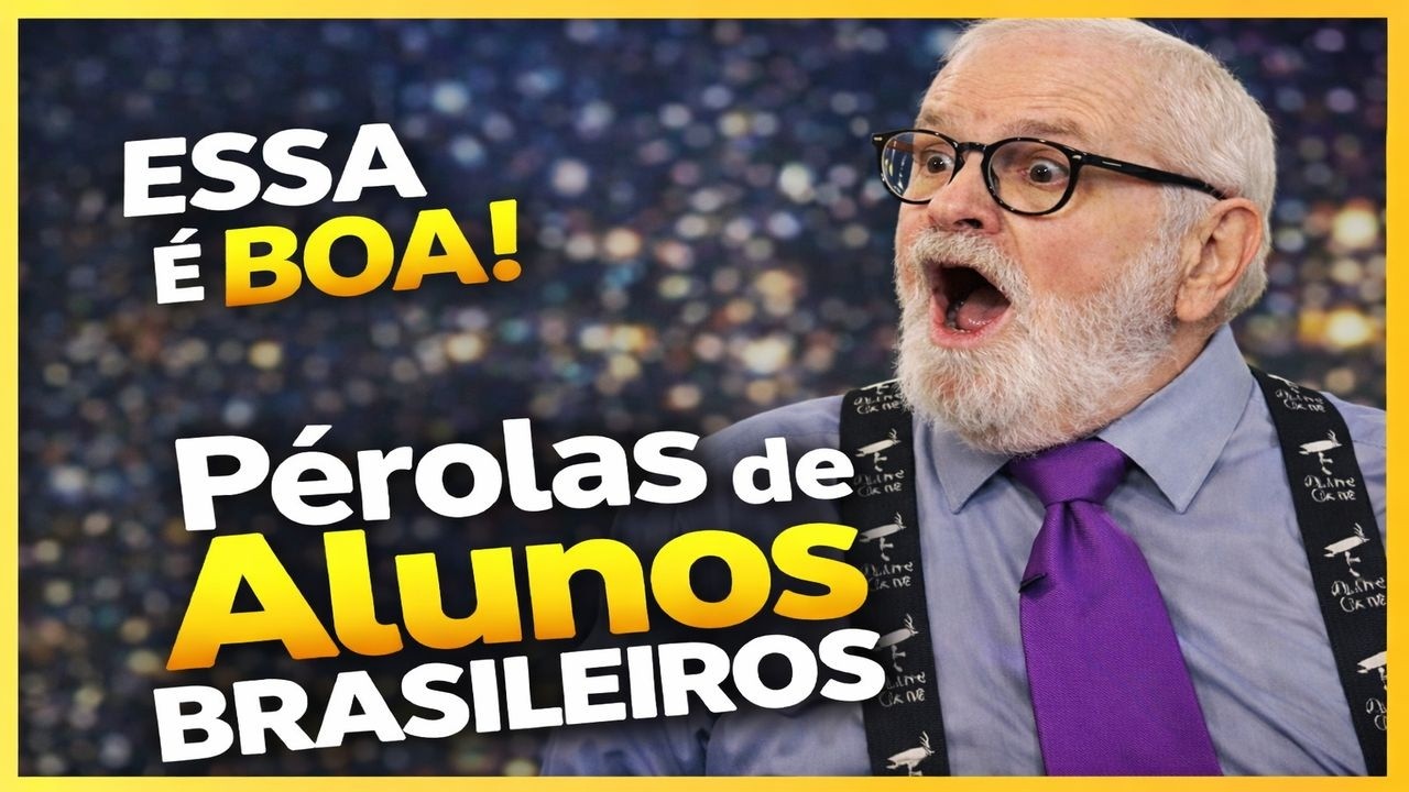 😂 As MELHORES PÉROLAS de Alunos Brasileiros no Programa do Jô Soares