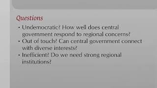 101 Unitary vs Federal systems