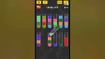 #new Water Color Sort Puzzle level 373 #WaterColorSortPuzzle #game #games