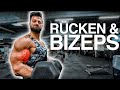 Mein NEUES Rücken & Bizeps Training (BIS DER MUSKEL REIßT)