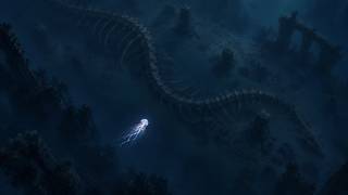 a tiny light beside a colossal history | underwater sleep ambience