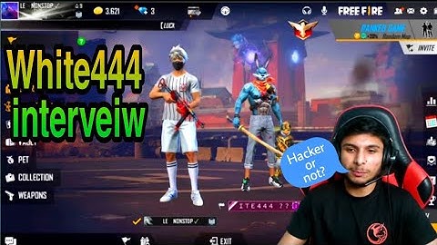 WHITE444 INTERVIEW BY NONSTOP GAMING🔥|| HE REPLIED HACKER OR NOT.