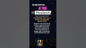 Perplexity - AI Tool for Research/Search engine [Artificial intelligence] [Research] [Search engine]