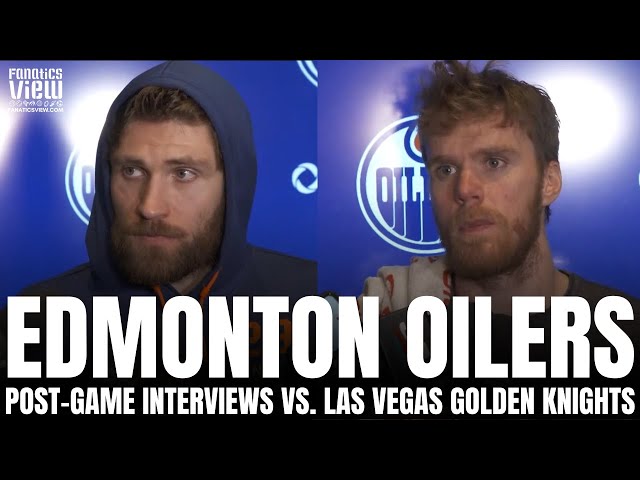 We are all pissy — Connor Mcdavid post game interview