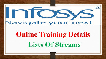 Infosys Online Training Details | List Of Streams | Infosys Mysore Training Details For 2021 & 2022