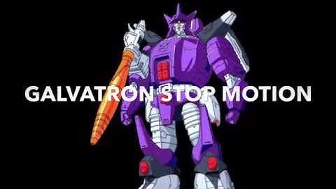 Transformers Titans Return Galvatron Stop Motion