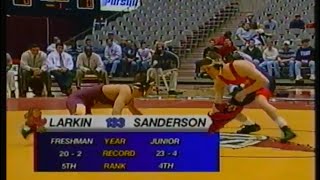 1999 College Wrestling: Cody Sanderson, Iowa State vs Erik Larkin, Arizona State 133 pounds