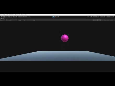 OUTPUT BOUNCING BALL IN UNITY3D  || :)