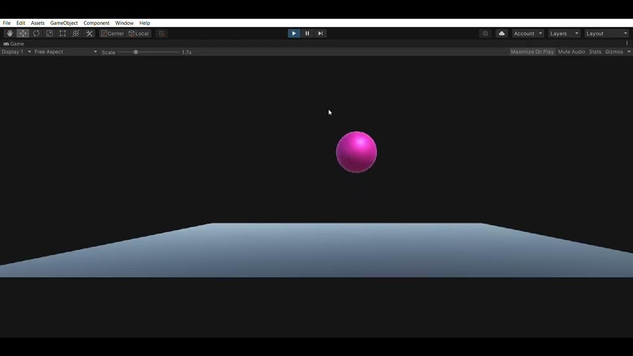 OUTPUT BOUNCING BALL IN UNITY3D ) YouTube