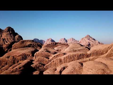 4K Mountains to Desert Drone Relaxation Footage