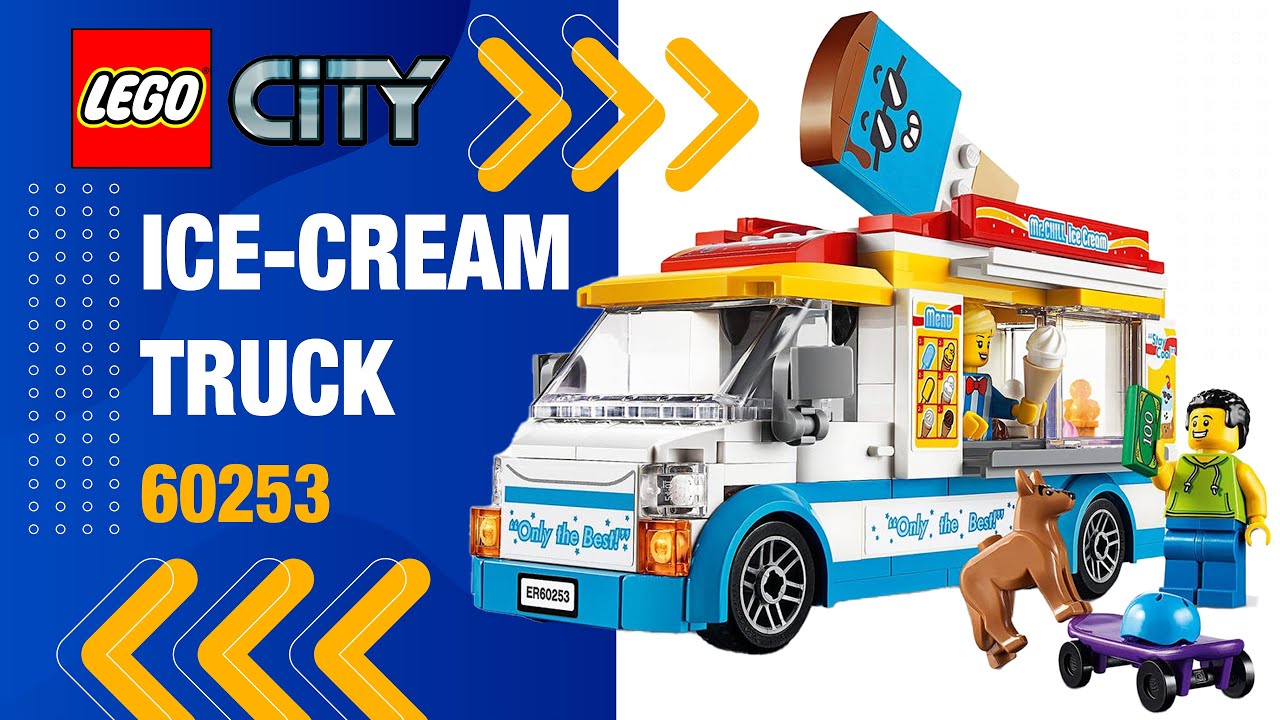 Lego City 60253 Ice Cream Truck  | Lego Speed Build and Review 