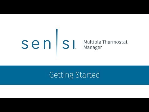 Getting Started | Sensi™ Multiple Thermostat Manager