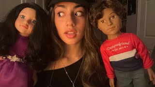 ASMR| Childhood dolls (Tapping/ scratching + rambling)