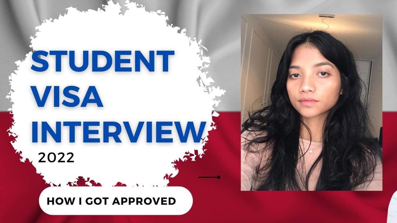 STUDENT VISA INTERVIEW QUESTIONS AND ANSWERS THAT GOT ME APPROVED - YouTube