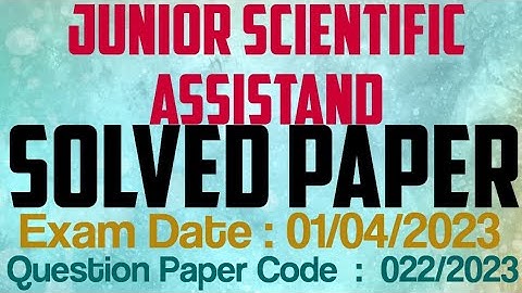 022/2023 | Junior Scientific Assistant | Kerala State Pollution Control Board | Target Your Aim