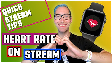 The EASIEST way to show your HEART RATE on STREAM | Quick Stream Tips