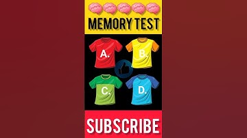 Memory Test🧠🧠 #shorts #shortsvideo #explore #youtubeshorts