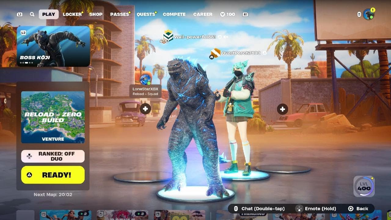 GETTING OUR FIRST VICTORY ROYALE IN RELOAD - YouTube