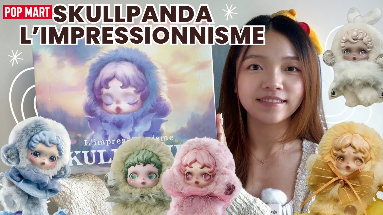 【新品】POPMART SKULLPANDA L'impressionnisme θSKULLPANDA L'impressionnisme Series Plush Doll - POP MART