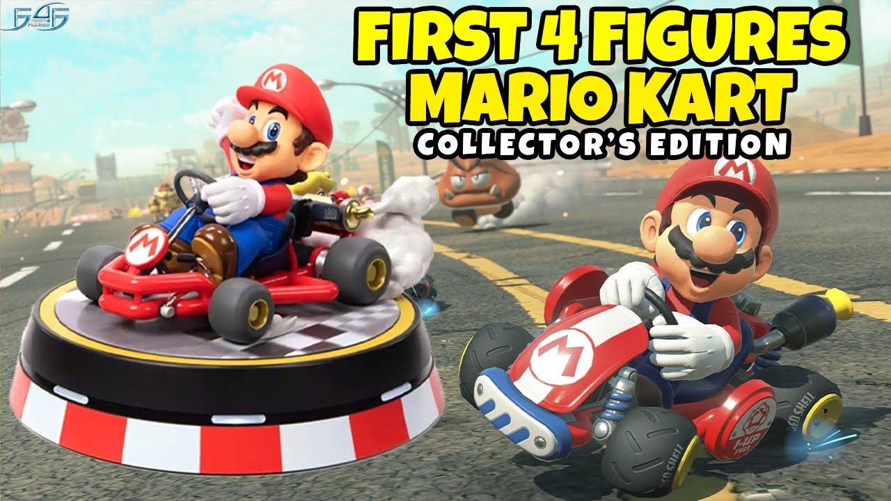 🏆🏎️ MARIO KART  (COLLECTOR'S EDITION) [FIRST 4 FIGURES] 📦 UNBOXING 