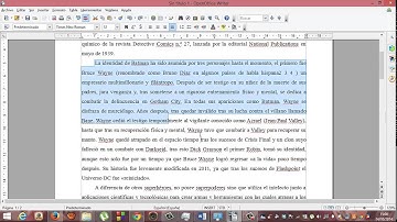 OpenOffice Writer 05 Texto en columnas Informatica Academia Usero Estepona