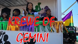Krewe of Gemini Mardi Gras Parade 2025 Gulfport Mississippi #mardigras2025