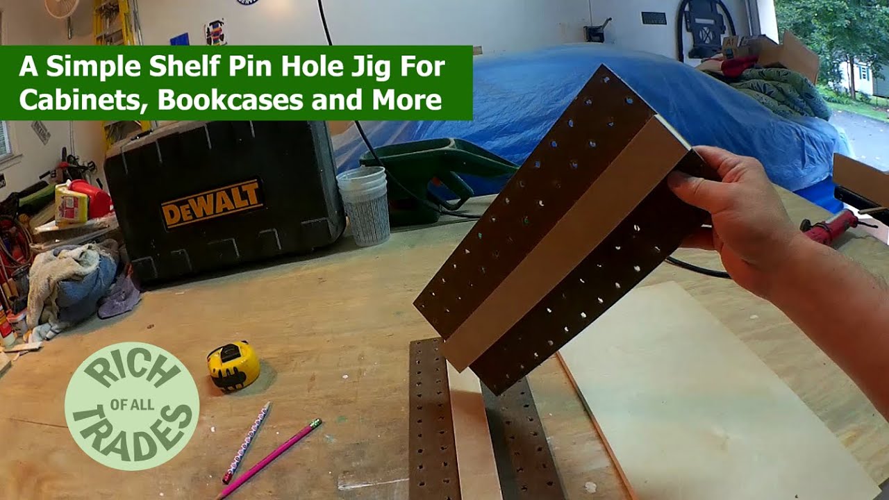 Kitchen Update 25 Simple Shelf Pin Hole Jig for Bookcases