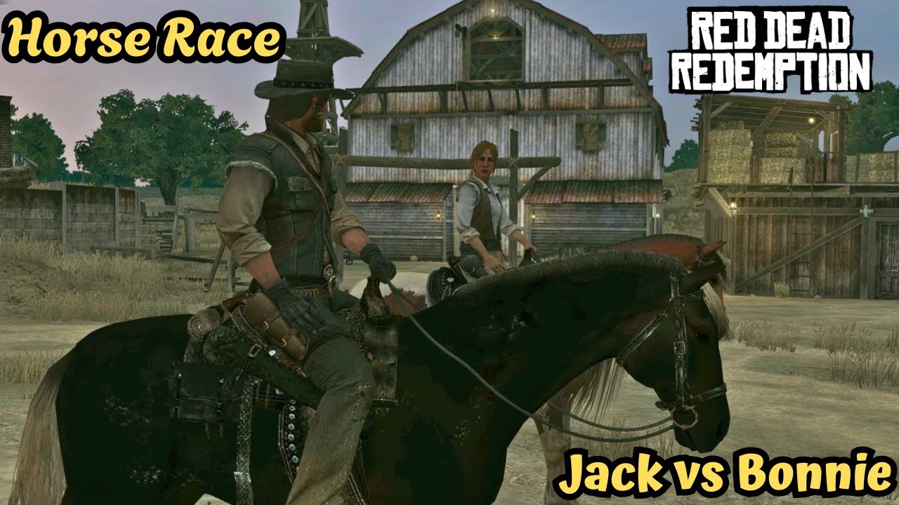 Who’s Faster? Jack or Bonnie! | Red Dead Redemption 1 Ranch Race Mission