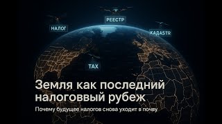 Земля как последний налоговый рубеж: почему будущее налогов снова уходит в почву