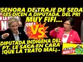 Dip. del PT: Dijo Señora de "TRAJE de SEDA" Pero Corazón de PIEDRA.. a Diputada PRIISTA muy FIFI!!!