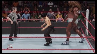 Bruce Lee vs. Bigfoot  (WWE 2k19) - CPU vs. CPU - Epic Battle 💯 🐲 - Dragon Fights 🐉