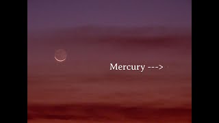 Labor Day Magic: Thin Crescent Moon Rising with Mercury