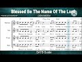 BLESSED BE THE NAME OF THE LORD _ SATB Guide #christianmusic 