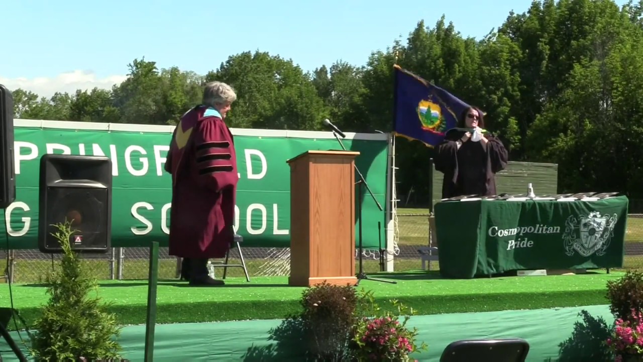 Springfield High School Graduation Commencement - YouTube