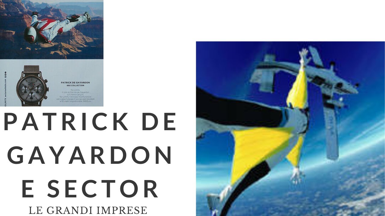 Patrick De Gayardon e Orologi Sector - YouTube