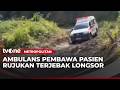 Ambulans Terjebak Material Longsor di Mamuju | Metropolitan