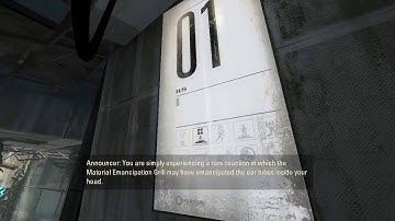 Portal 2 Chapter 1 Test Chamber 1