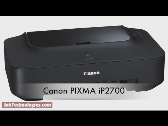 Canon PIXMA iP2700 Instructional Video - YouTube