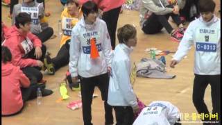 120108 mbc idol athletics championships - infinite super mario