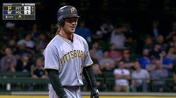 PIT@MIL: Jaso drills RBI double to right