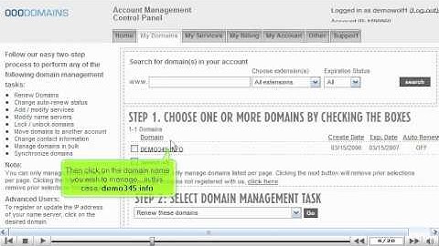 Updating DNS at 000domains.com