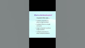 What is a distributed system #distributedsystems #coding #code #golang # #distributedsystems