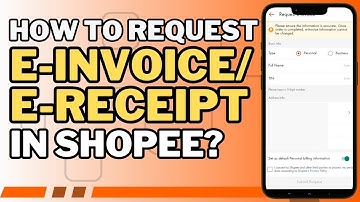 HOW TO REQUEST YOUR E-RECEIPT/E-INVOICE IN SHOPEE WITH THIS EASY STEP! (EPSON L3250)